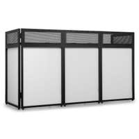 Vonyx DBA200 DJ Pult Pro – Klappbarer mobiler DJ Tisch 2m breit – Inkl. 2 Lycra-Tücher & Tasche