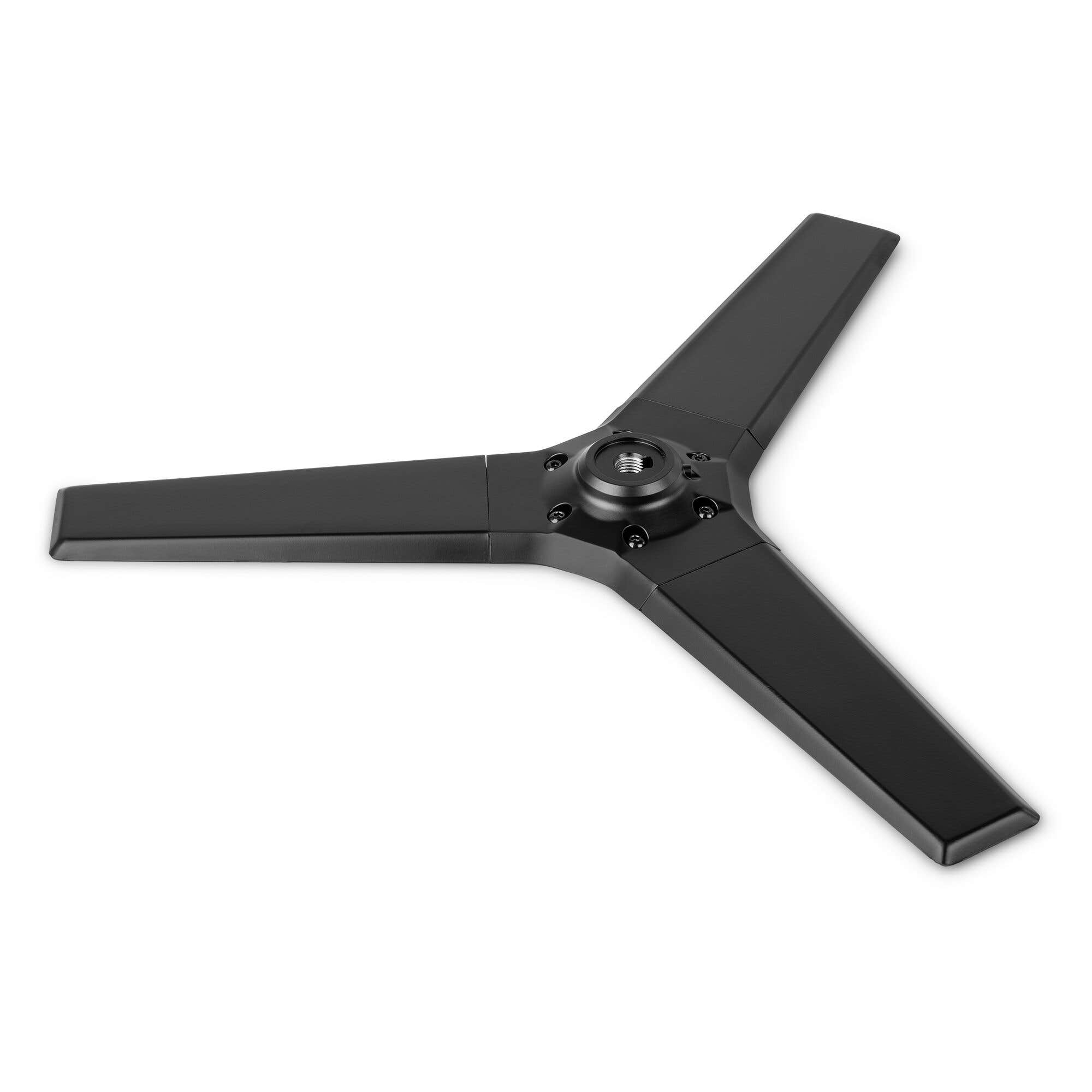 Vonyx MPS-B67T Dreieckige Bodenplatte - Universal - 70 kg belastbar - M20 Gewinde - Schwarz