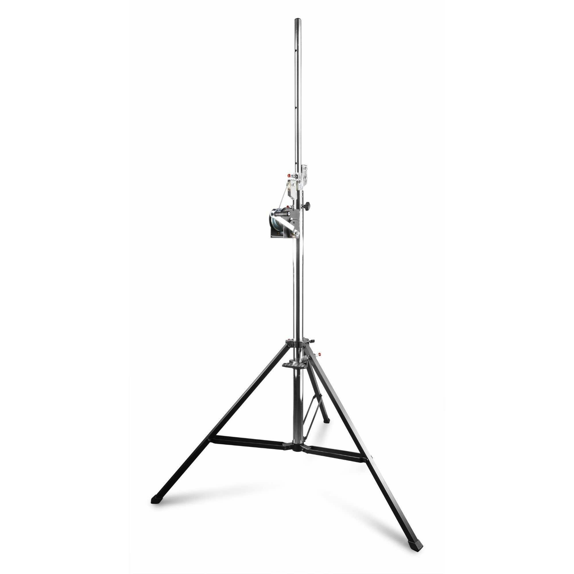 B-Ware - BeamZ WLS80 Winden-Lichtstativ mit T-Bar – 410 cm max.