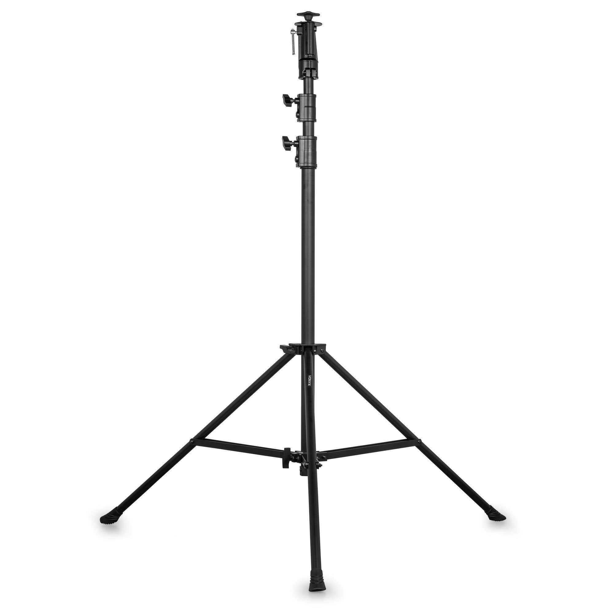 Vonyx LSQ30 Pro Lichtstativ – Mit Federdämpfung – belastbar bis 40 kg – 135-300 cm – Schwarz
