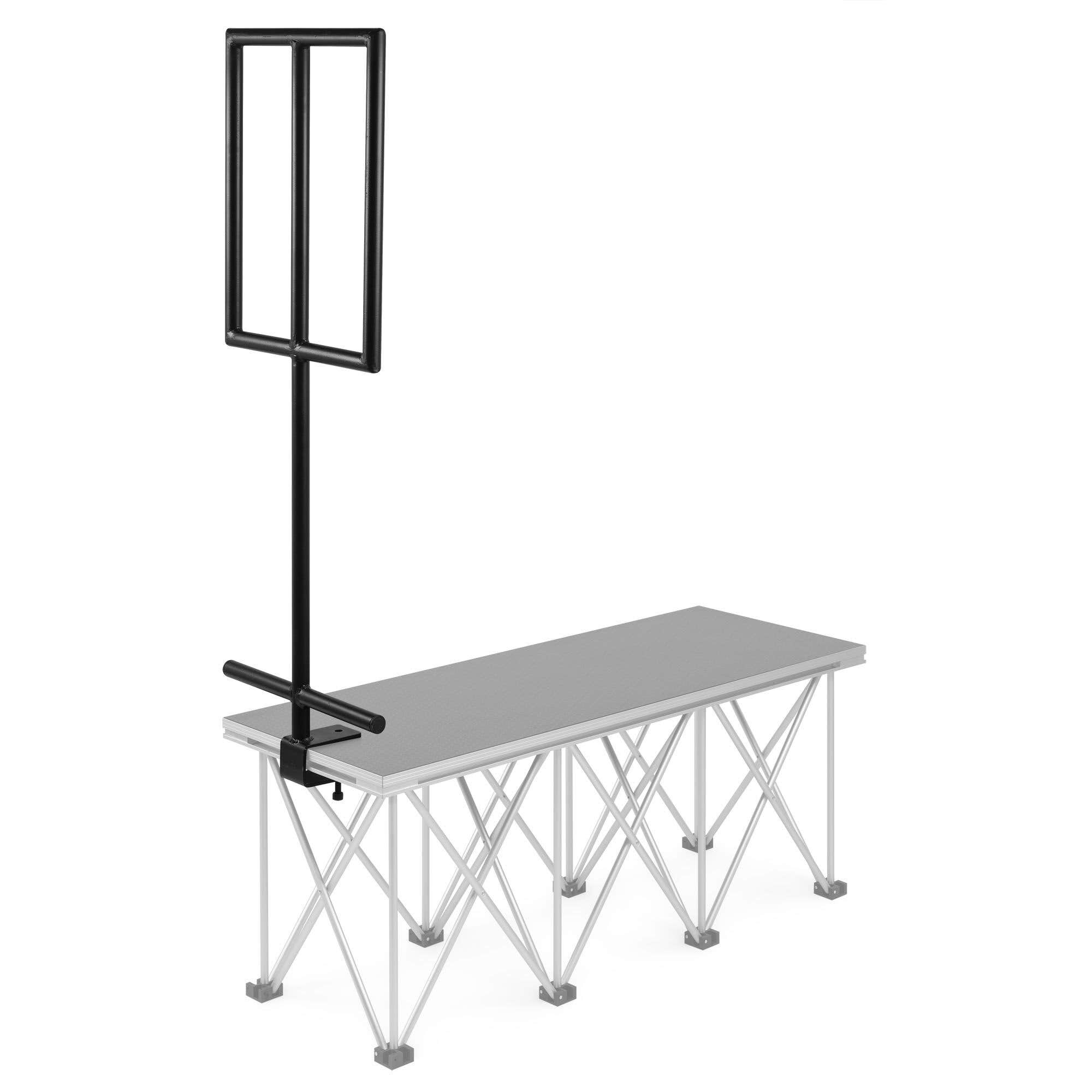 Power Dynamics Treppengeländer für D750 Bühnenteile - Aluminium - Schwarz