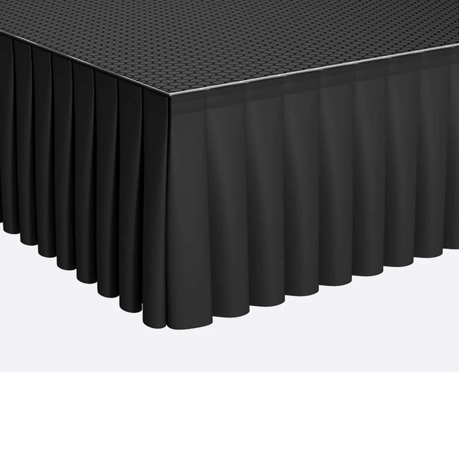 Power Dynamics Bühnenschürze Velours-Look plissiert 6 m x 40 cm