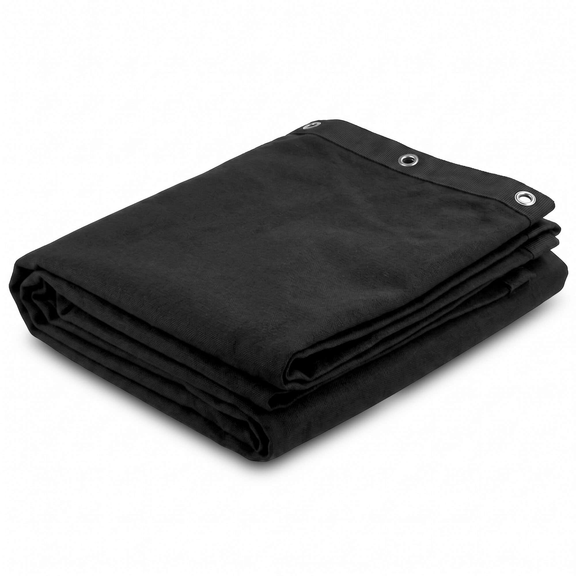 BeamZ Pro MOLTON160 Dekomolton - Bühnenmolton - 400 x 300 cm - 160 g/m² - Schwarz