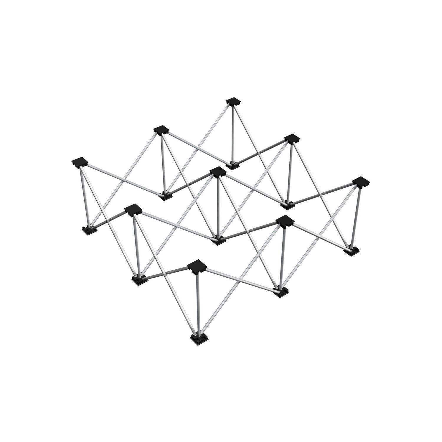 B-Ware - Power Dynamics Spider Deck750 Riser 100 x 100 x 40 cm – Alu