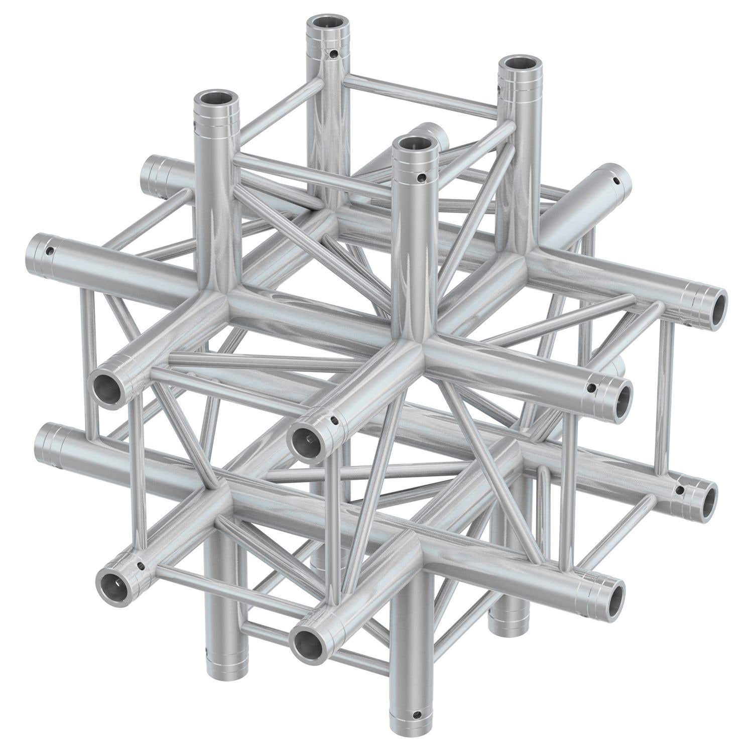 B-Ware - BeamZ Truss P30-C60 Vierkanttraverse 6-Wege-Kreuz