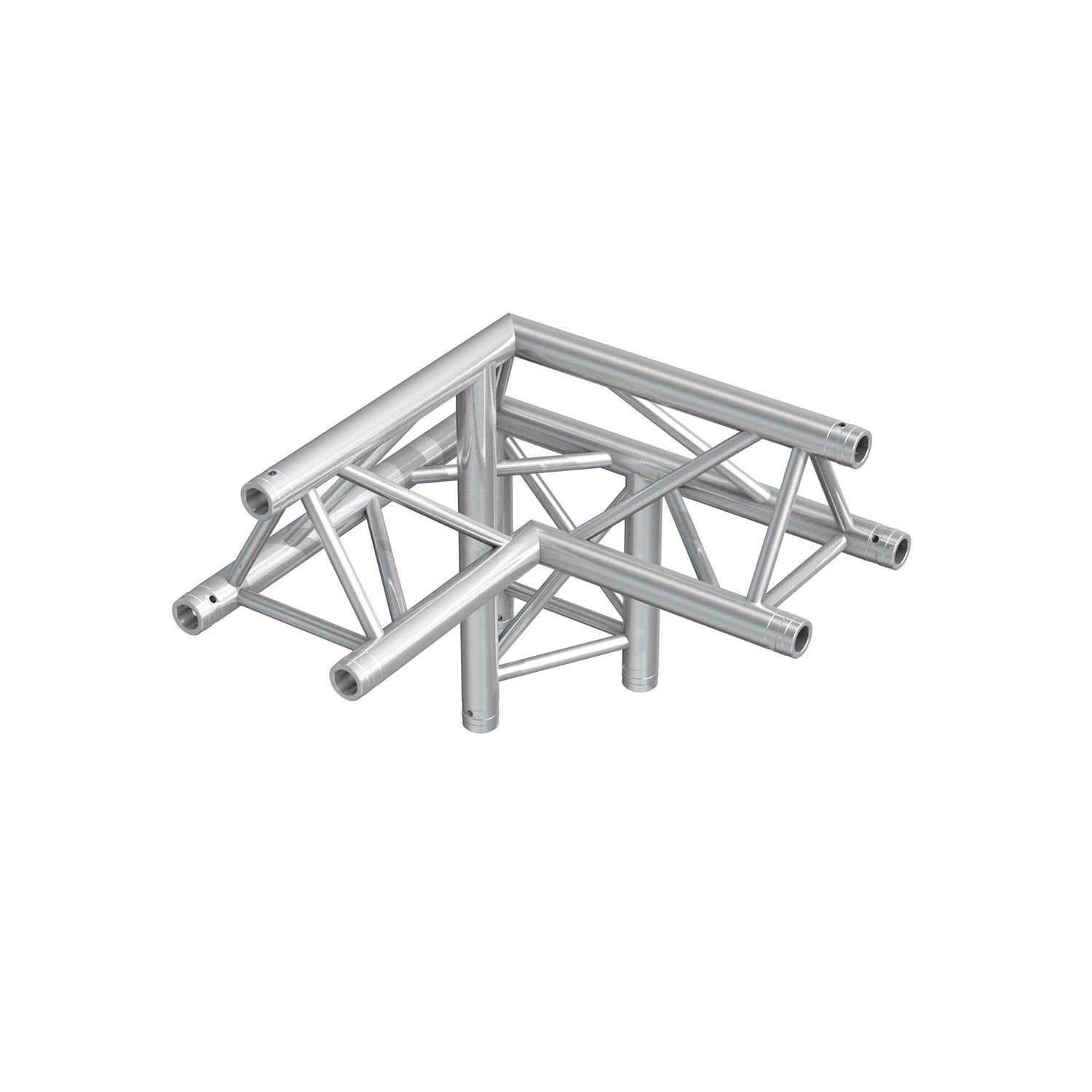 BeamZ Truss P33-C32 Dreieckstraverse 90° 3-Wege-Winkel - Apex oben links