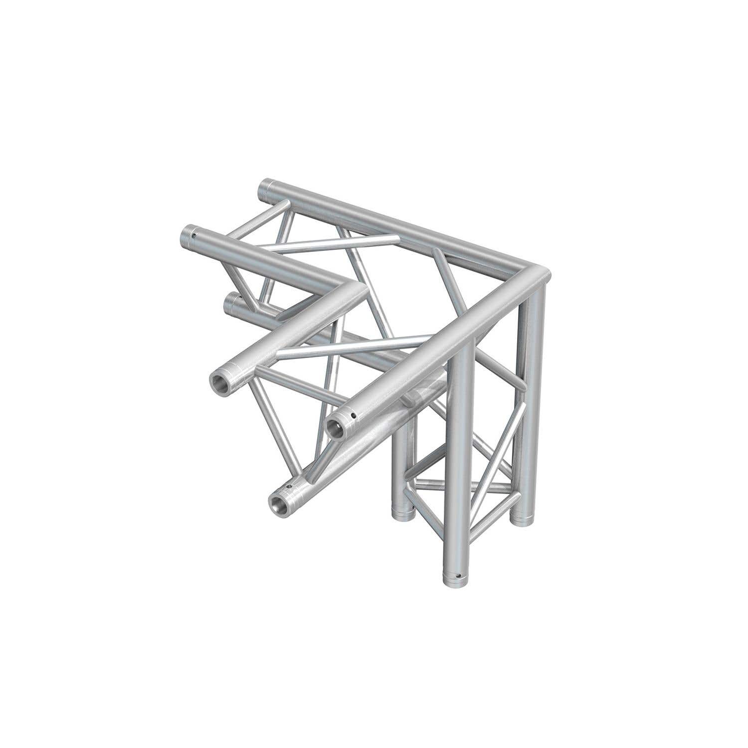 BeamZ Truss P33-C33 Dreieckstraverse 90° 3-Wege-Winkel - Apex unten rechts