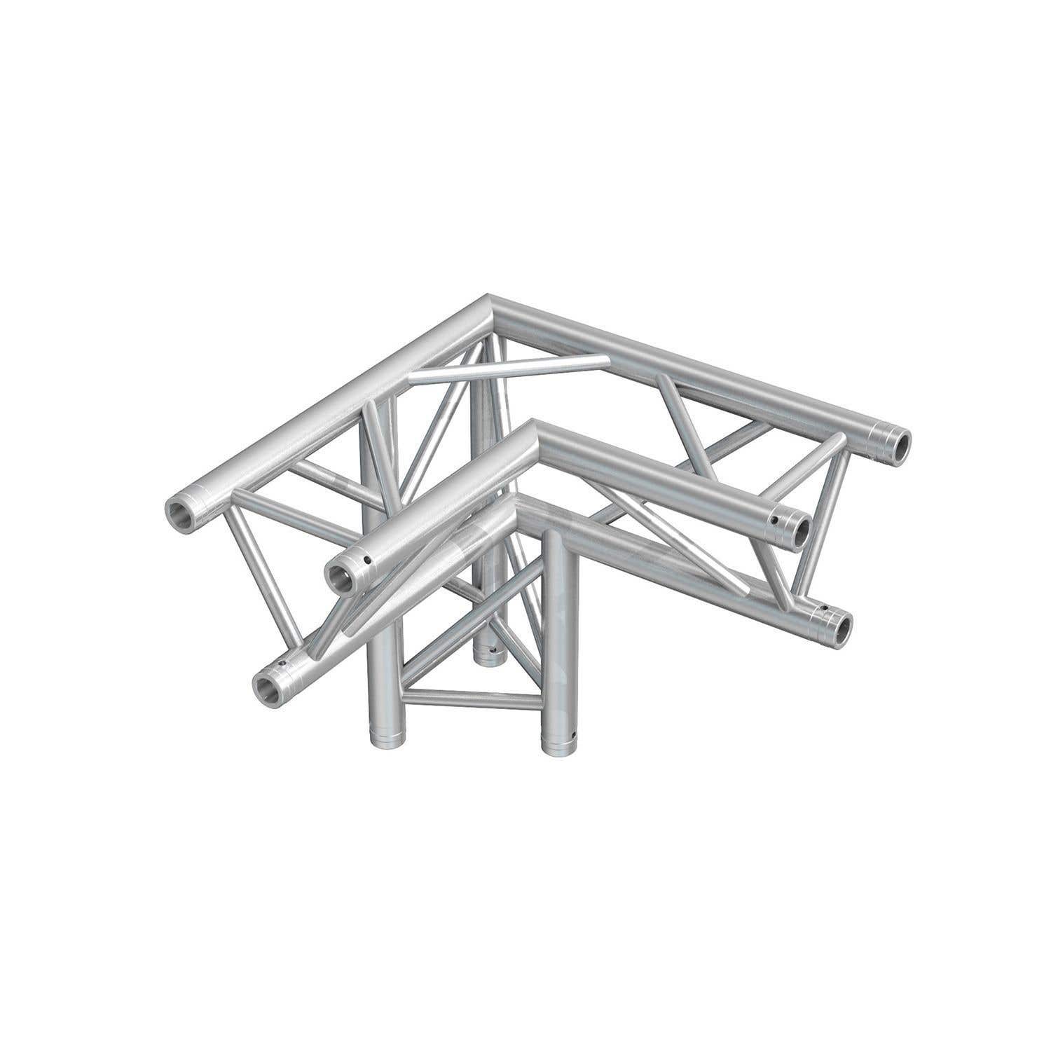 BeamZ Truss P33-C34 Dreieckstraverse 90° 3-Wege-Winkel - Scheitelpunkt unten links