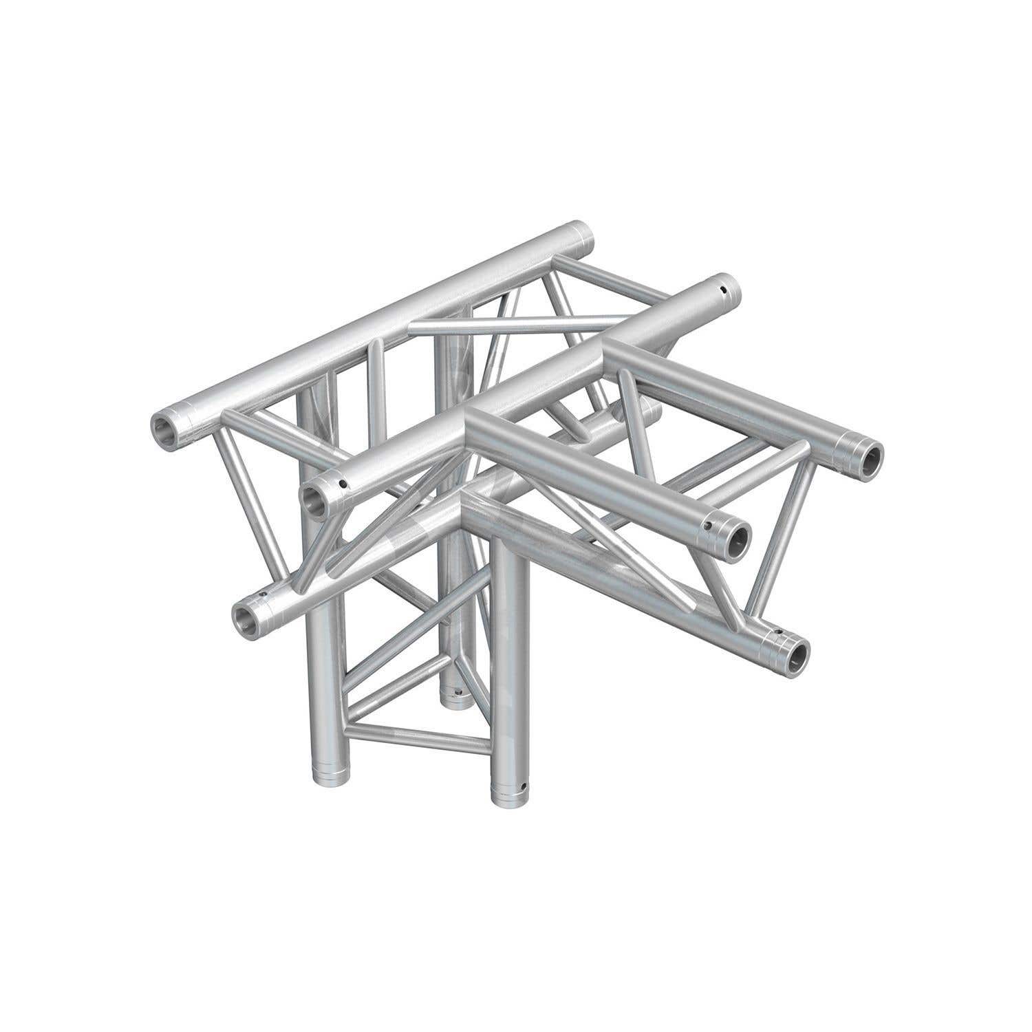 BeamZ Truss P33-T42 Dreiecksbinder T-Stück 4-Wege - Apex unten