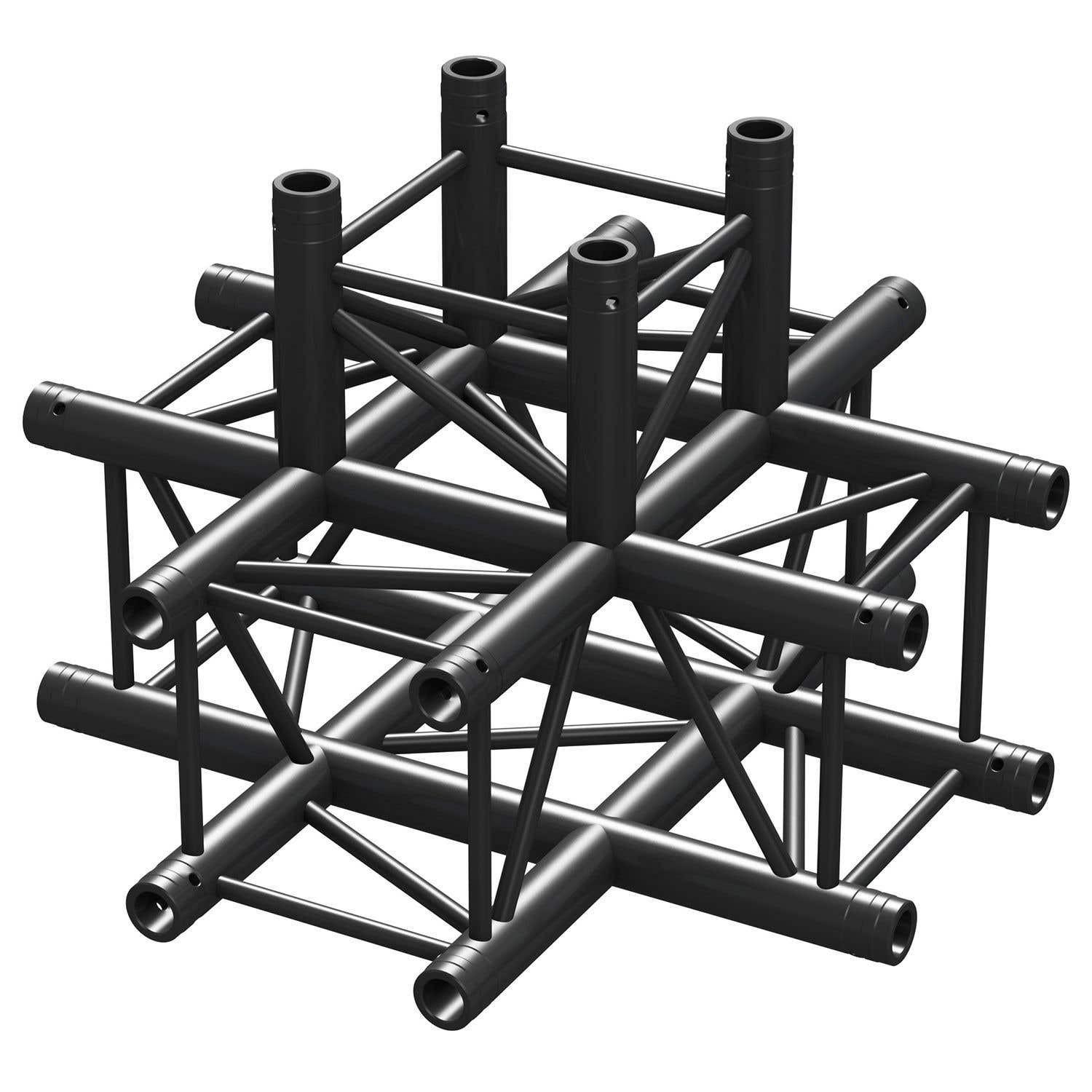 BeamZ Truss P30-C55B Vierkanttraverse 5-Wege-Kreuz