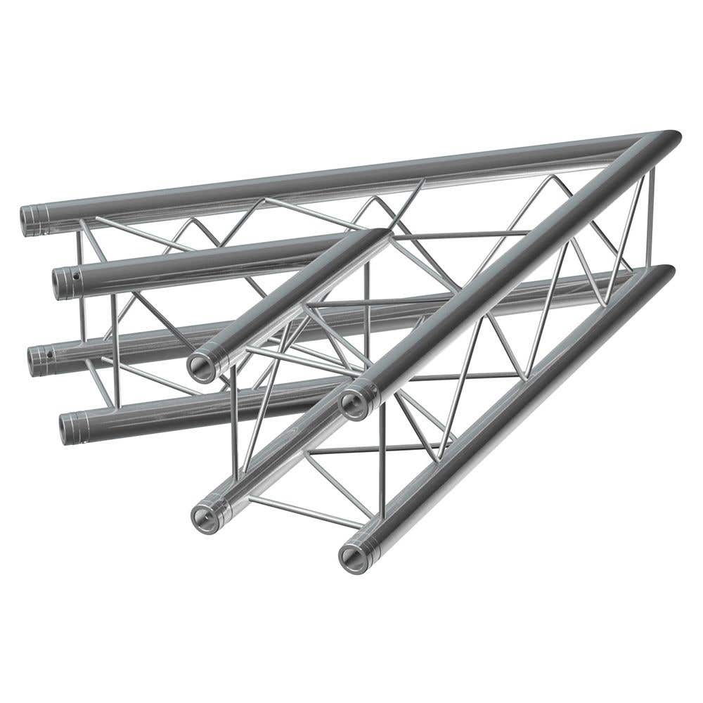 BeamZ Deco Truss P24-C19 Vierkanttraverse 45° 2-Wege-Winkel