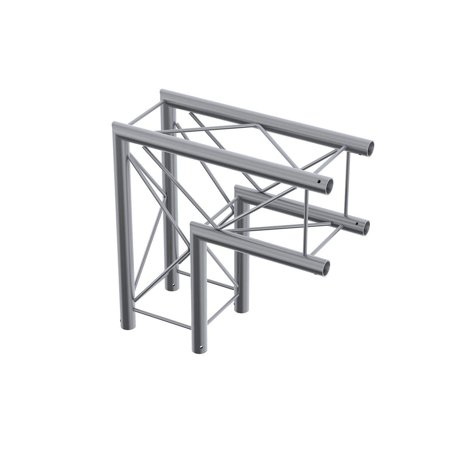 BeamZ Deco Truss P24-C21 Vierkanttraverse 90° 2-Wege-Winkel