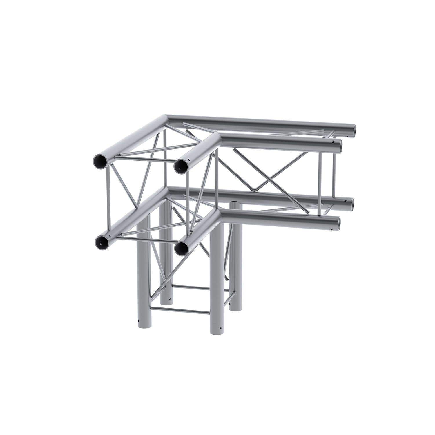 BeamZ Deco Truss P24-C30 Vierkanttraverse 90° 3-Wege-Eckstück