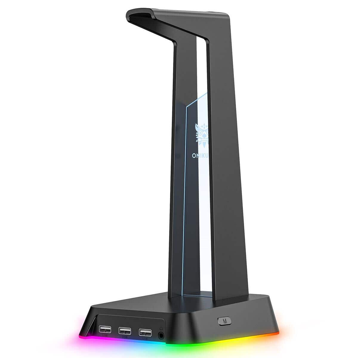 E-Lektron ST-2 Kophörerständer – Mit USB-Hub – Rutschfeste Basis