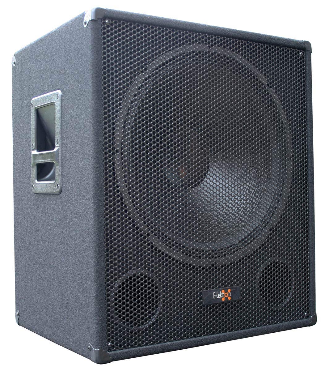 E-Lektron SUB-Q45A – Aktiver PA Subwoofer mit 18 Zoll Tieftöner & integriertem Verstärker