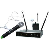 E-Lektron IU-2082HM kabelloses UHF Mikrofonset - Handmikrofon und Headset