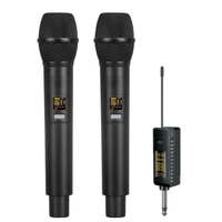 E-Lektron U-2 Plug in-Funk-UHF Mikrofonset - 2 Handmikrofone