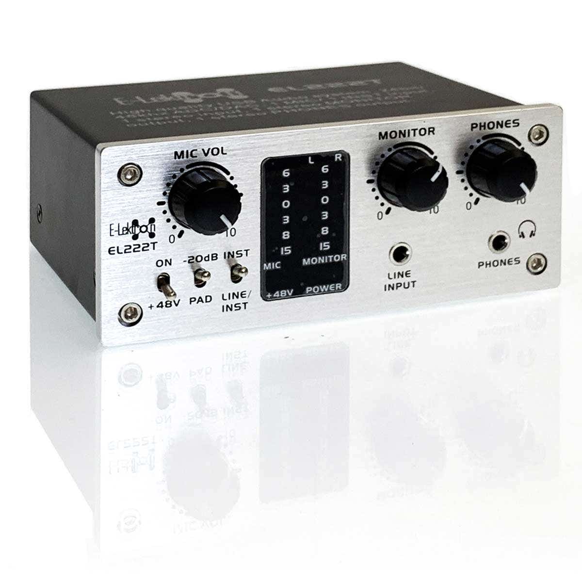 E-Lektron EL222T USB Audio Interface mit Phantomspeisung