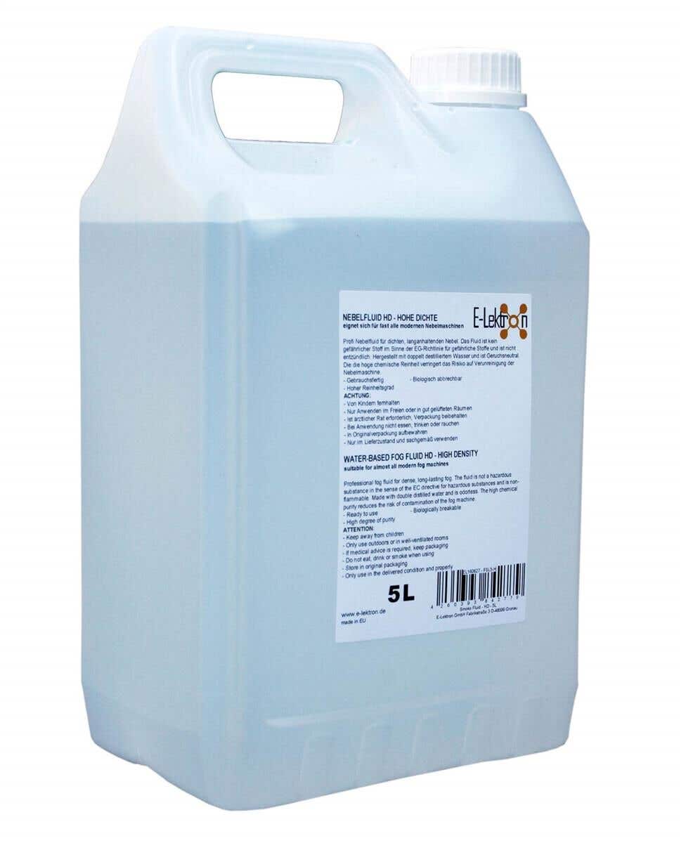 E-Lektron FSL5-H - HD Nebelfluid 5 Liter - Hohe Dichte - Universell einsetzbar