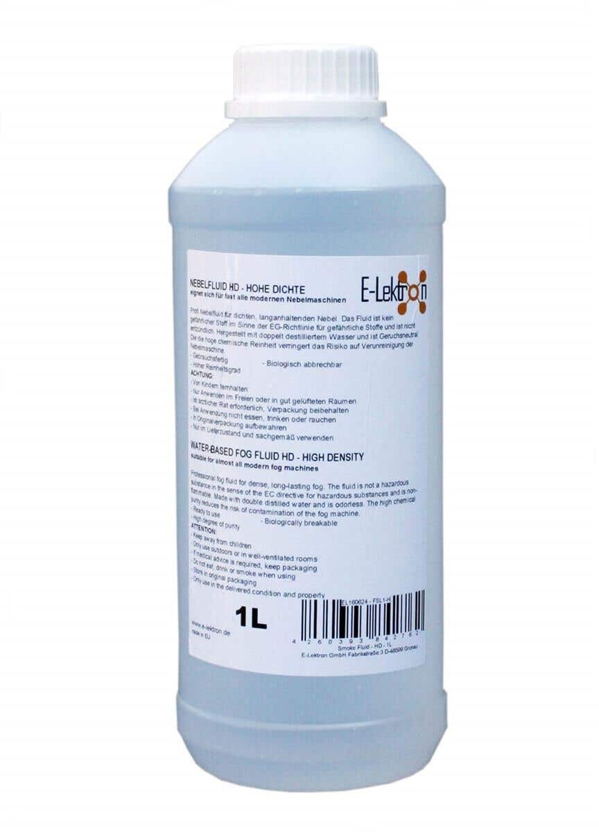 E-Lektron FSL1-H – HD Nebelfluid 1 Liter – Hohe Dichte – Universell einsetzbar