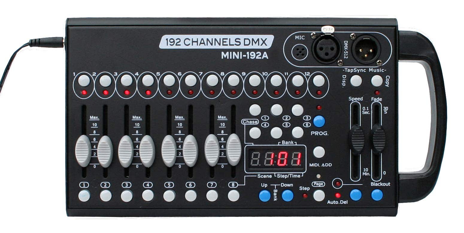 B-Ware - E-Lektron C-192A - DMX-Controller - 192 Kanäle - Für 12 DMX Lichteffekte