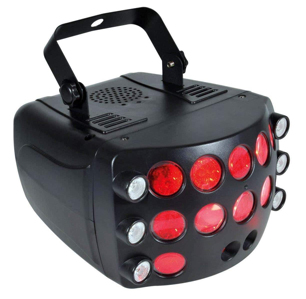 E-Lektron Butterfly-3 LED-Party Lichteffekt mit Laser - RGBW
