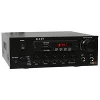 E-Lektron EL2-BT - Stereo Verstärker - Mit Bluetooth & Karaokefunktion - USB & SD Mediaplayer