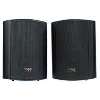 E-Lektron EWL5A Schwarz – Aktives Installationslautsprecher mit Wandhalterungen – 120 Watt