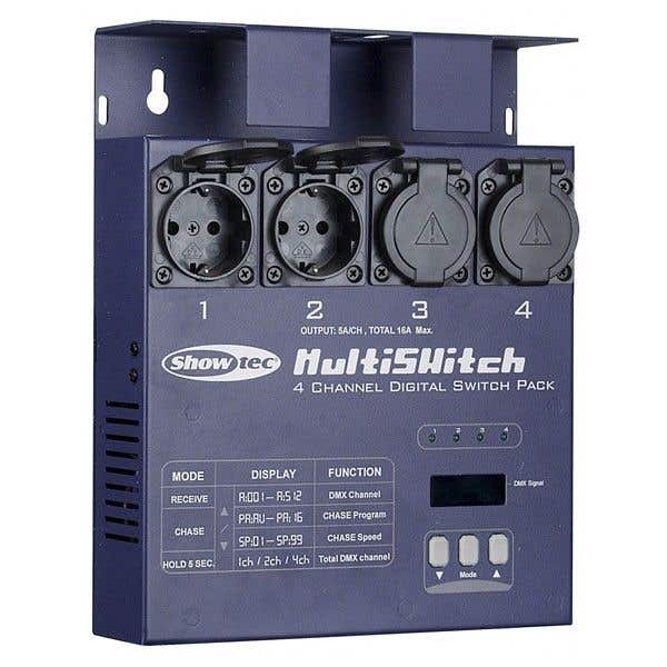 Showtec MultiSwitch Switchpack 4-Kanal