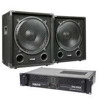 MAX Dark Night 15SUB Subwoofer 2er Set - 15 Zoll - max. 2400 W
