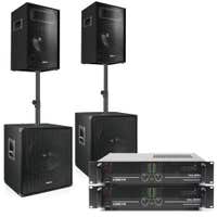 Vonyx 1700 Watt PA Lautsprecher Set - DJ Boxen - DJ Anlage 2.2 - passiv