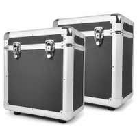 Power Dynamics RC80 12" Plattenkoffer Schwarz (2er Set)