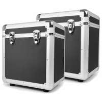 Power Dynamics RC100 12" Plattenkoffer Schwarz (2er Set)