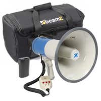 Vonyx MEG060 Megafon 60 W mit Sirene, Tasche und wiederaufladbarem Akku