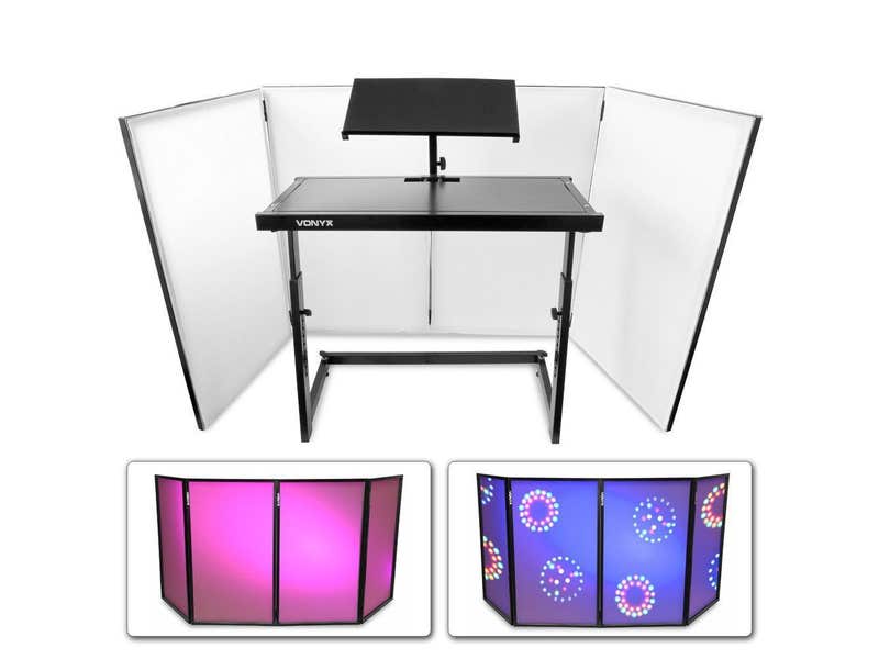 Vonyx mobiler DJ Tisch klappbar mit passendem Screen kaufen?