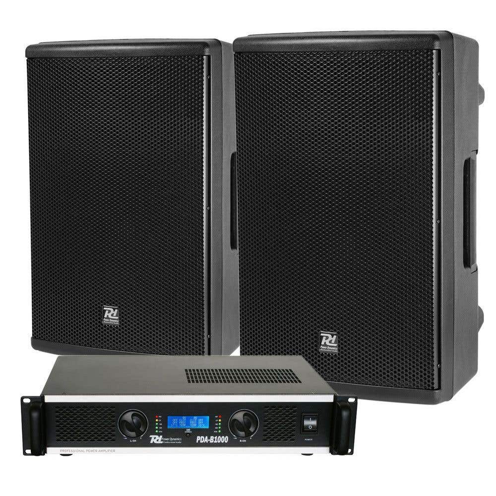 Power Dynamics professionelles Soundsystem - 15" Lautsprecher 2800 W