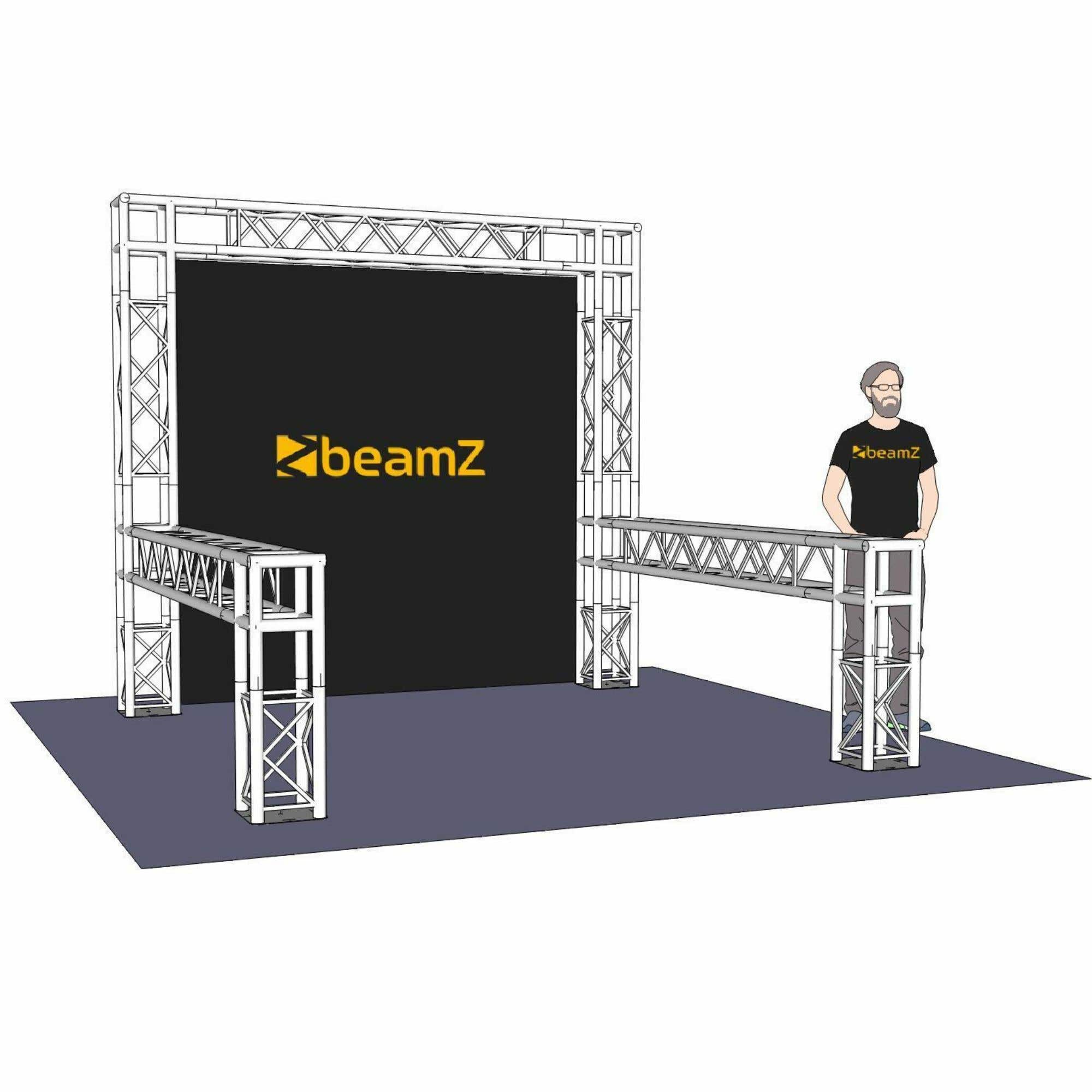 BeamZ Traverse 3 x 3 x 2,71 Meter für Messestand, Eingang, etc.