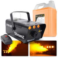 BeamZ S700-LED Nebelmaschine mit Flammeneffekt & 5L Nebelfluid – 700W