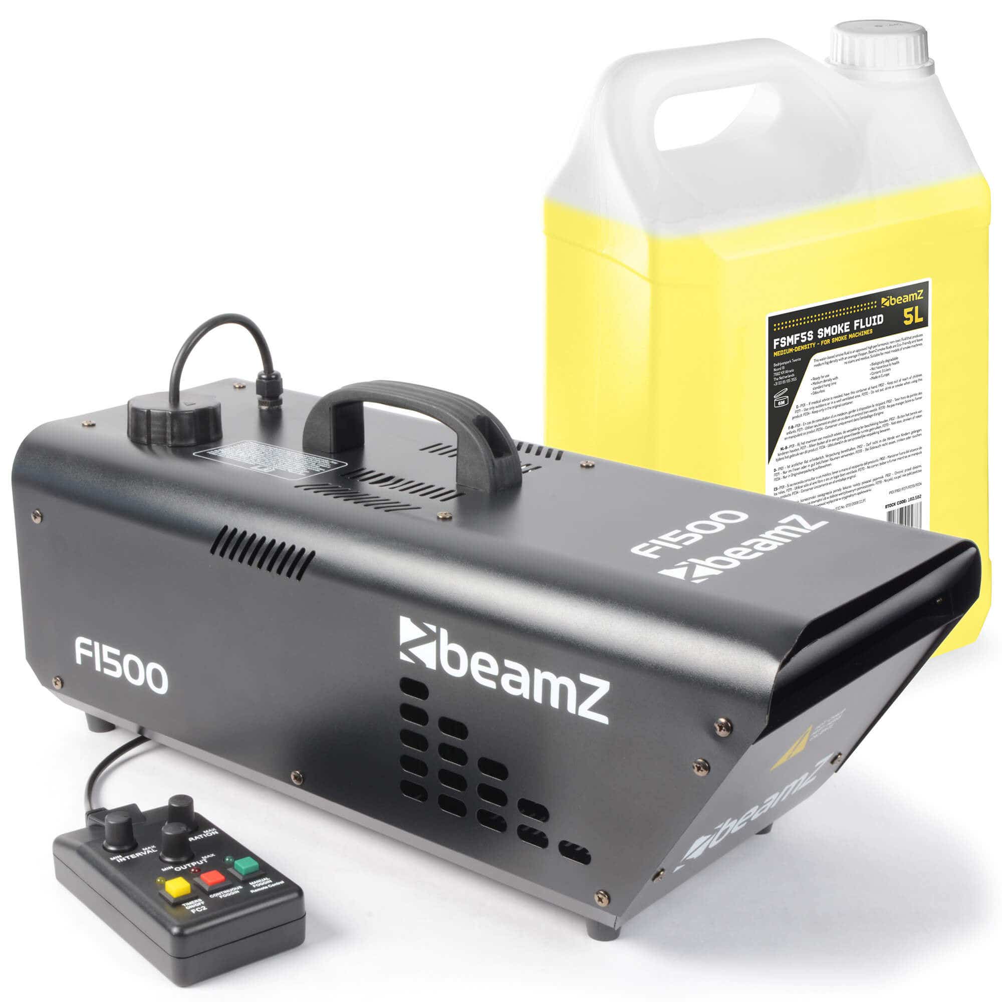 BeamZ F1500 Fazer 1500 W inklusive 5 Liter Nebelfluid