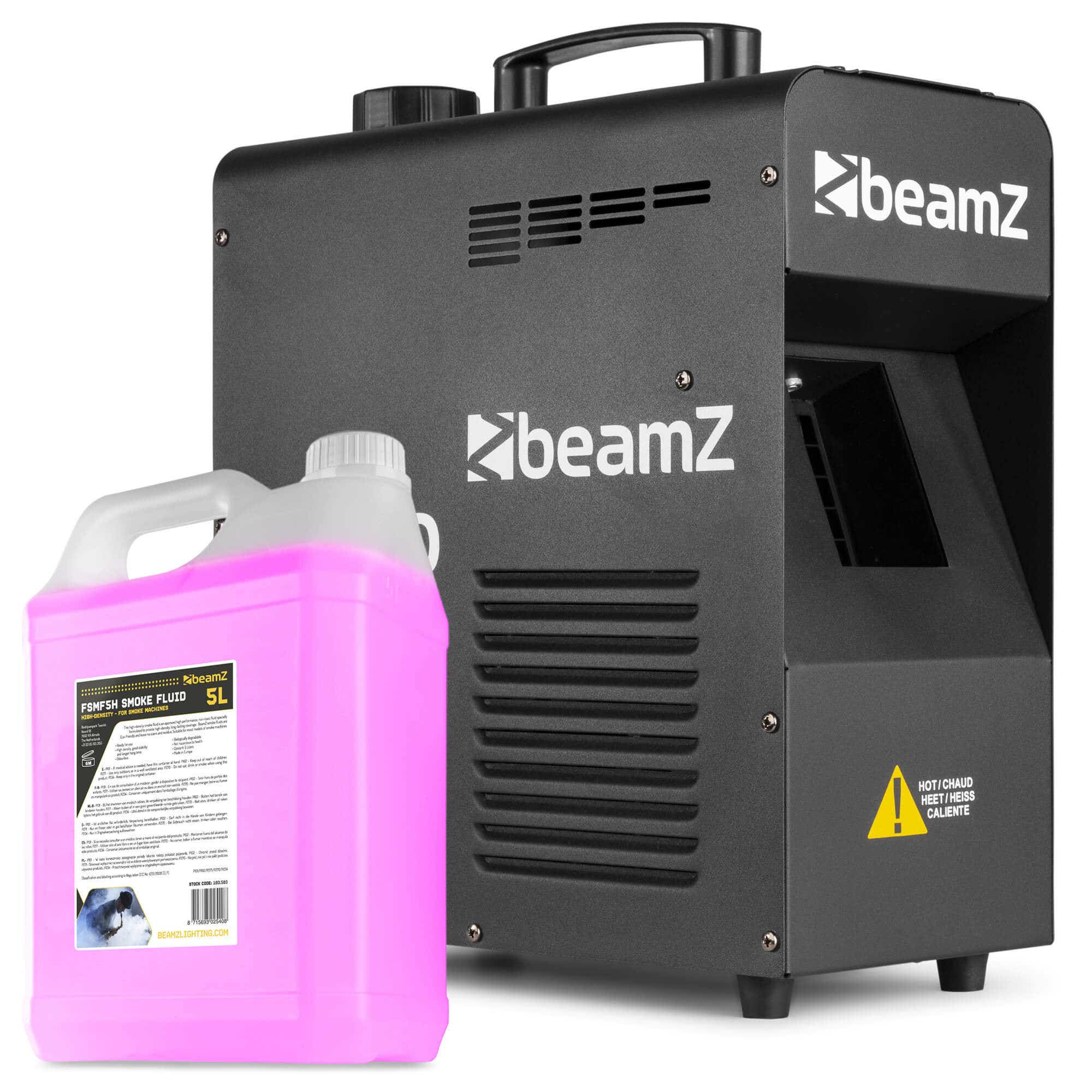 BeamZ H2000 DMX Fazer 1700 W inklusive 5 Liter Nebelfluid