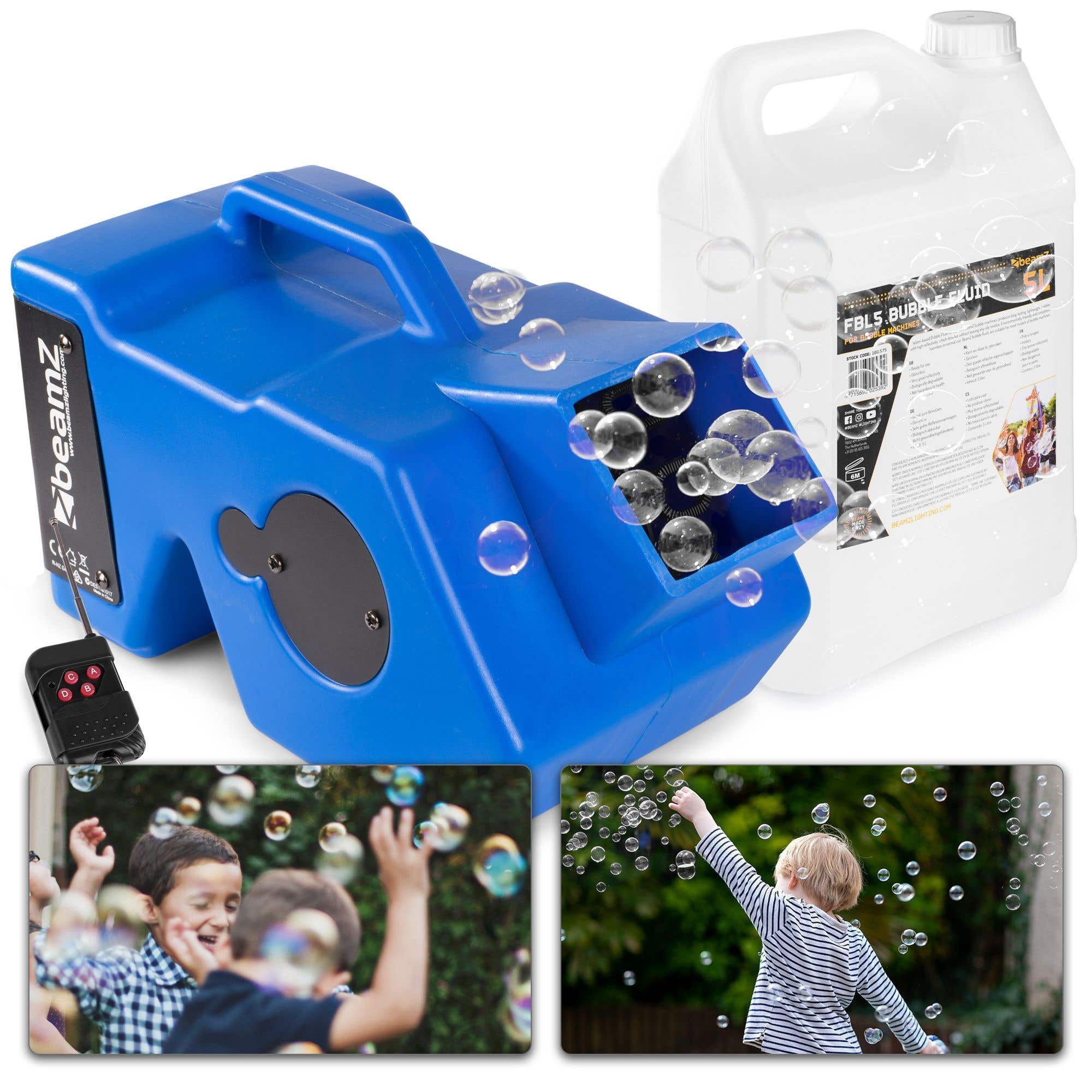 BeamZ B1000 Seifenblasenmaschine mit 5 Liter Seifenblasenfluid