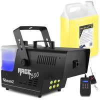 BeamZ RAGE1500LED Nebelmaschine inklusive 5 Liter Nebelfluid