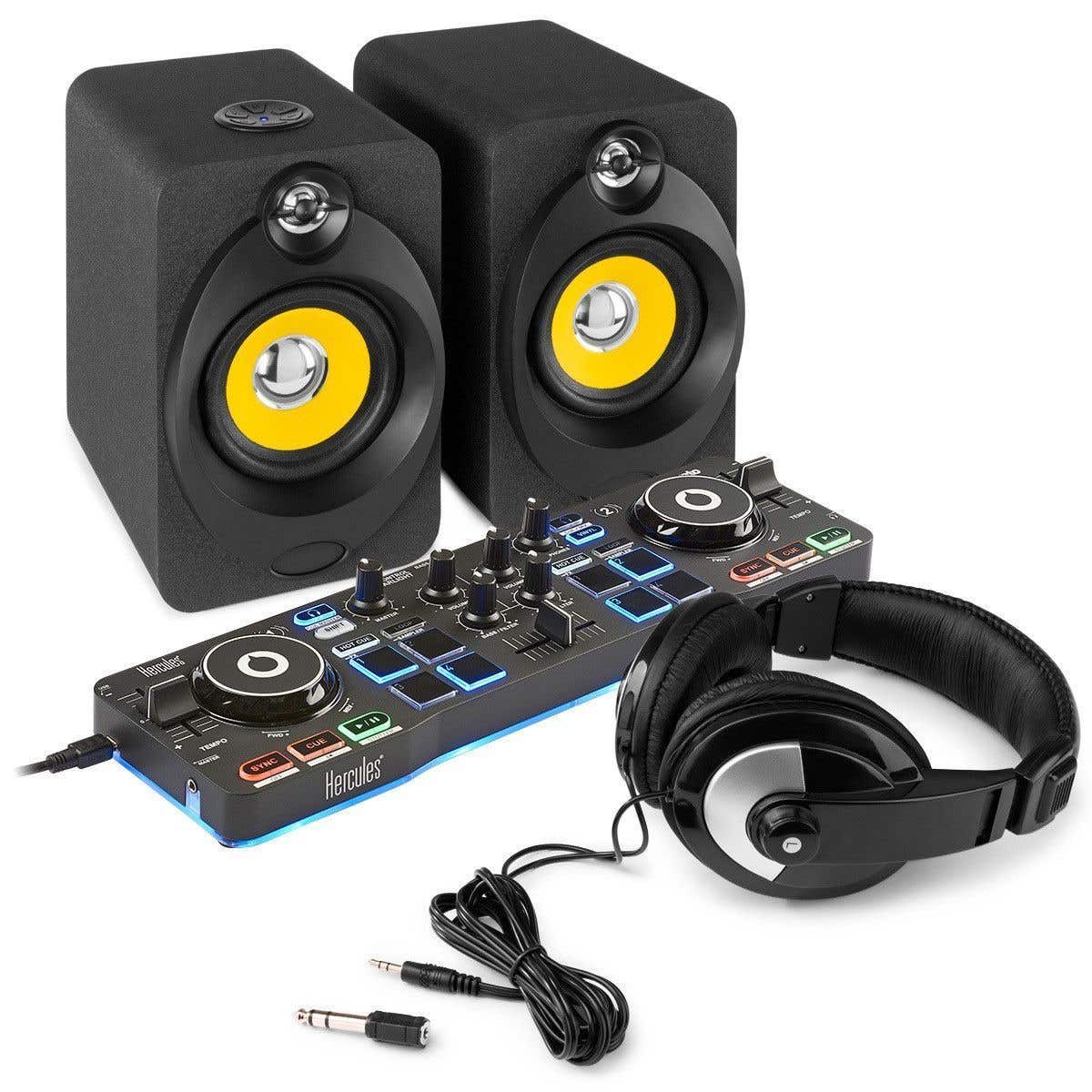 Hercules DJControl Starlight DJ-Starterkit mit Bluetooth