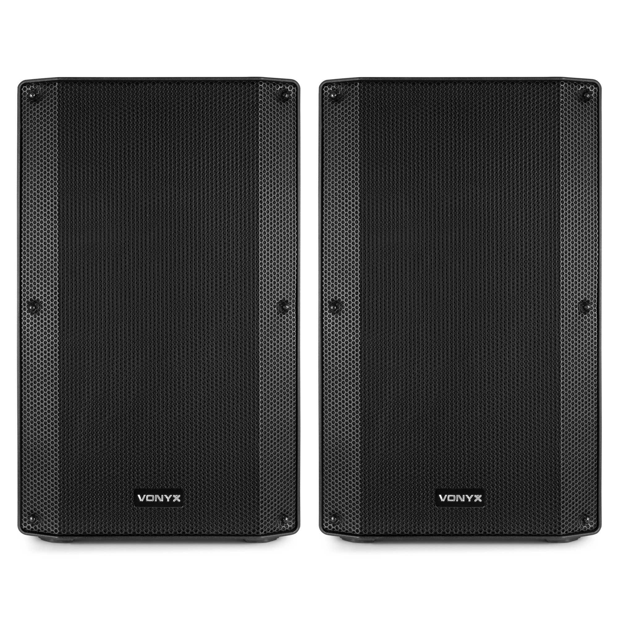 Vonyx VSA15P – Satz mit 2 Passivlautsprechern 15" – 2000 Watt gesamt