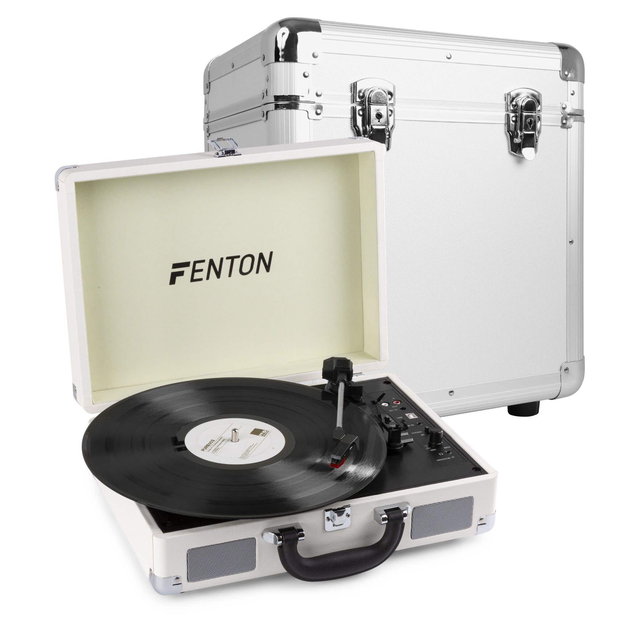 Fenton RP115D Plattenspieler mit Bluetooth und Plattenkoffer