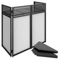 Vonyx DB4 DJ Booth mit Eckplatten und Tragetaschen