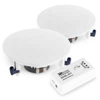 Power Dynamics ESCS5 Einbaulautsprecher (2x) mit Bluetooth-Verstärker BT10