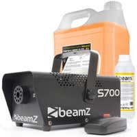 BeamZ S700 Nebelmaschine 700 Watt mit Nebelfluid und Reinigungsflüssigkeit