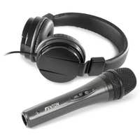 DJ Zubehörset mit DJ Kopfhörer und DJ Mikrofon