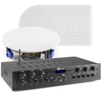 Power Dynamics PV260BT 6-Zonen-Soundsystem mit 12 Deckenlautsprechern